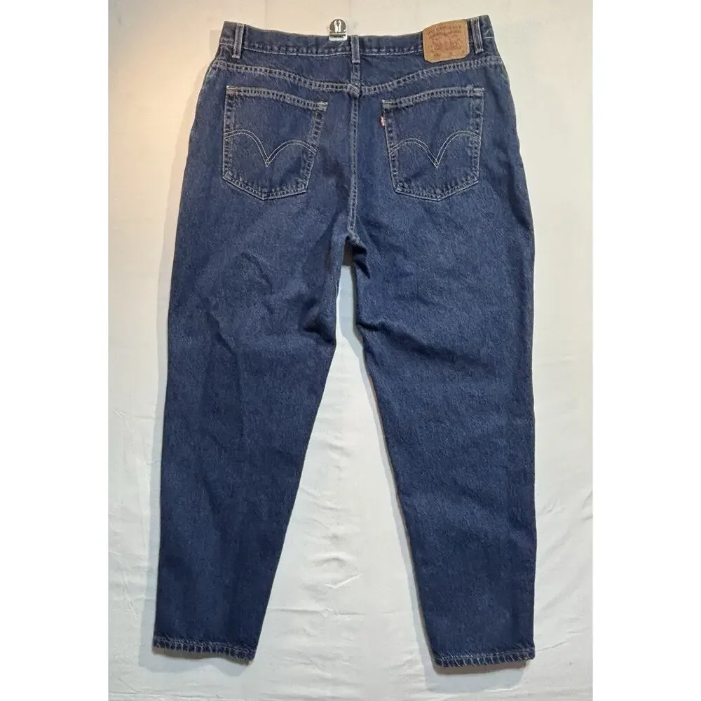 Levi’s 550 Classic Relaxed Fit Jeans Men’s 40x30 Blue Tapered Leg 100% Cotton